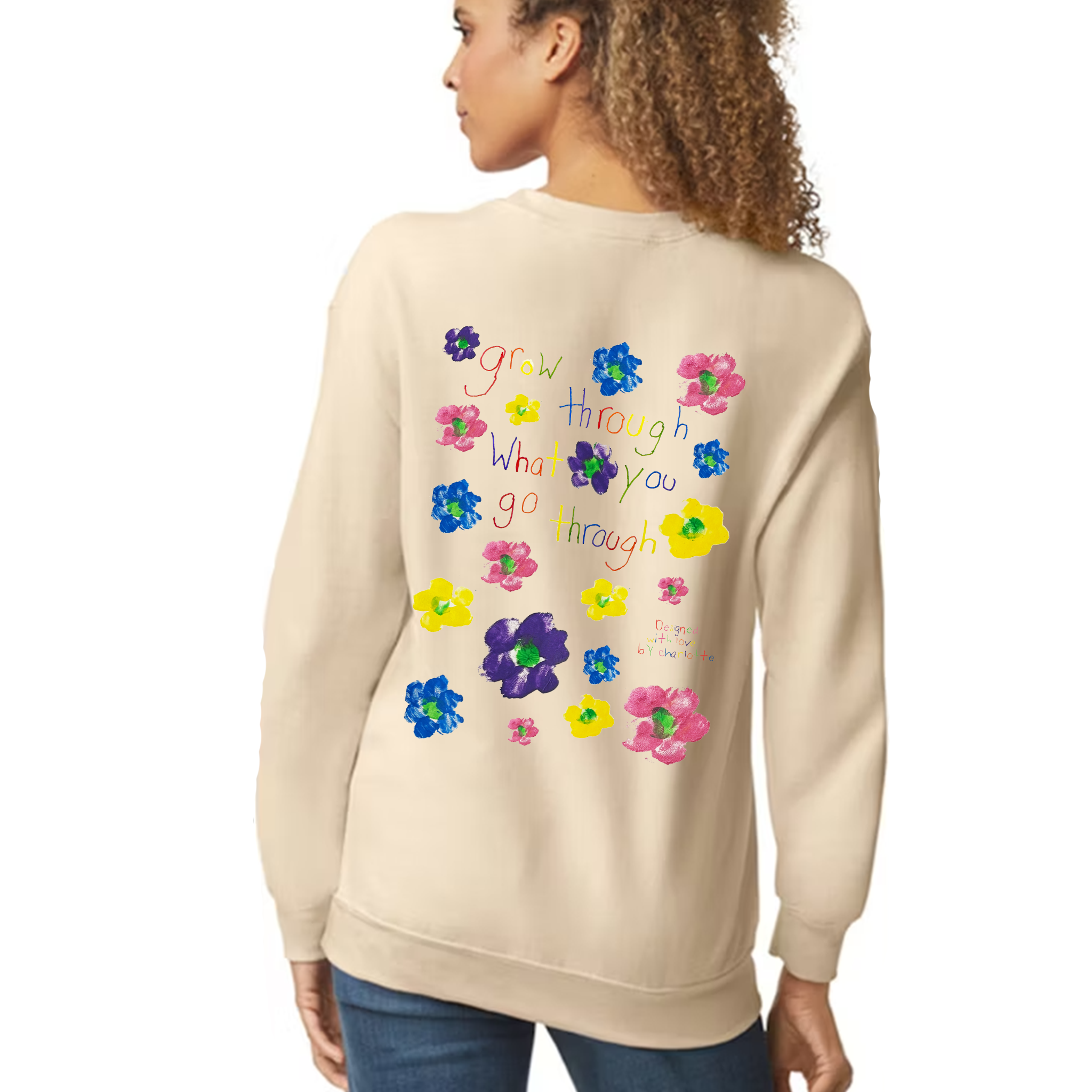 Adult "Grow Through What You Go Through" Sweatshirt